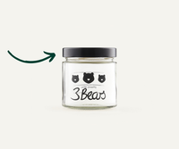 3bears-overnight-oats-glas-ersatzdeckel-schwarz-aus-blech image 2