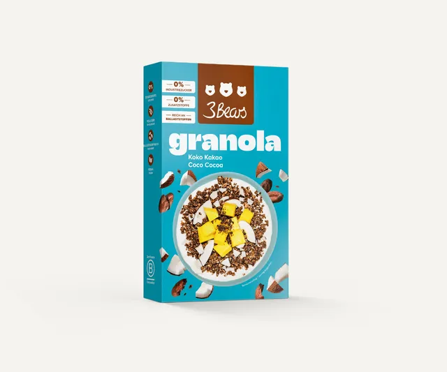 3bears-granola-koko-kakao-veganes-knusperm-sli-mit-kakao-und-kokos image 1