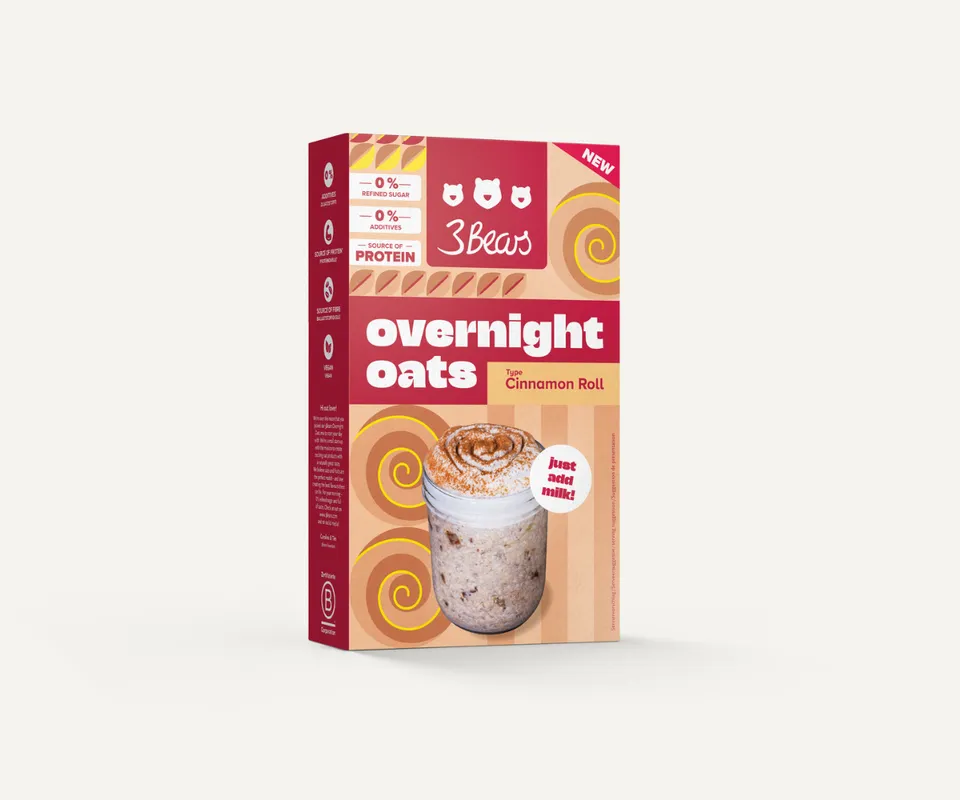 3bears-overnight-oats-cinnamon-roll-zimt-porridge-mischung image 1