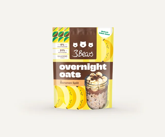 3bears-overnight-oats-banana-split-haferflocken-fr-hst-ck-mit-banane-und-kakaobo image 1