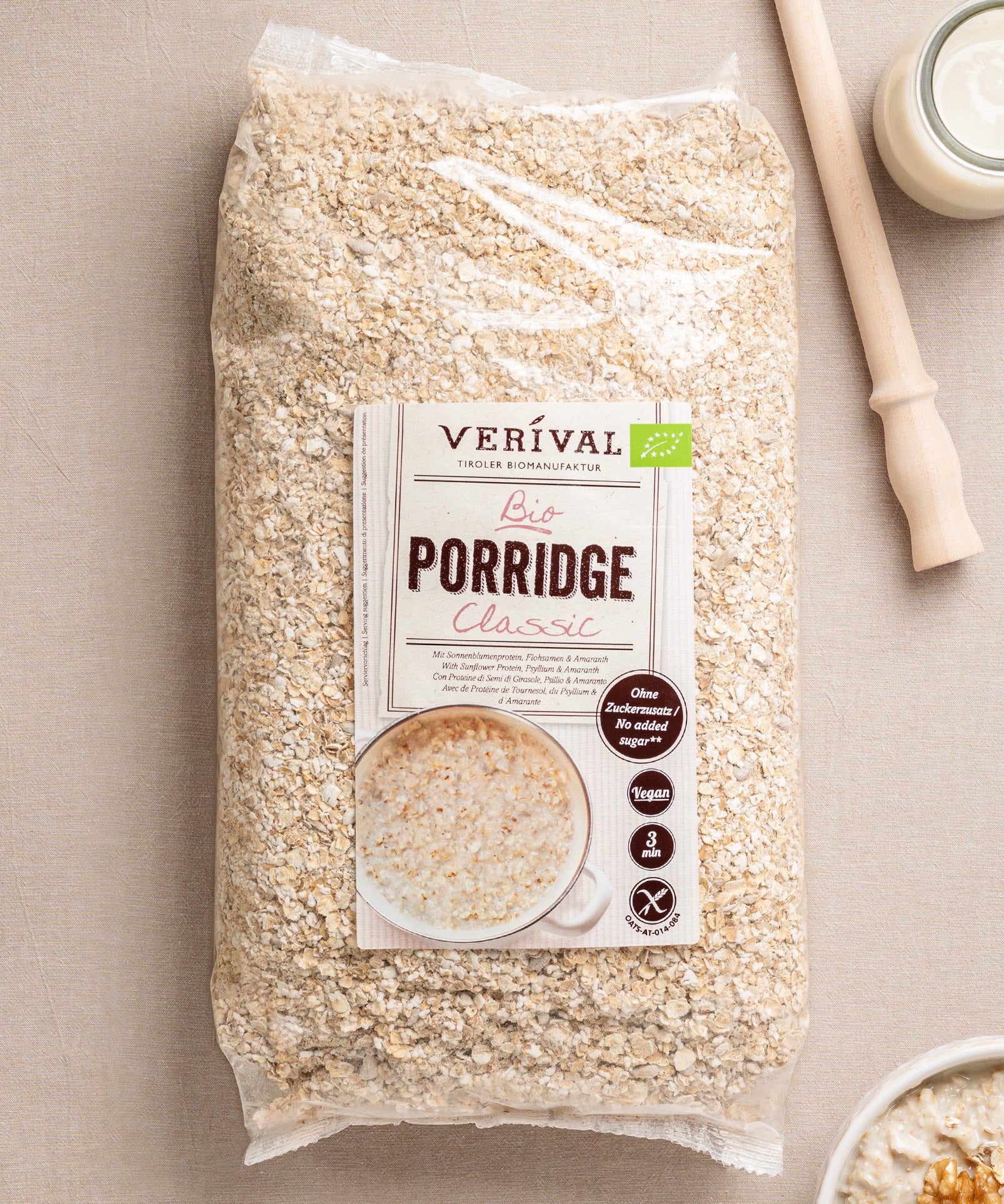verival-bio-classic-porridge-glutenfreies-hafer-porridge-ohne-zuckerzusatz image 1
