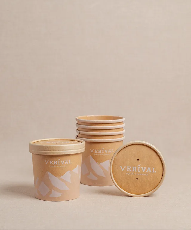 verival-to-go-becher-mit-deckel-50-st-ck-kraftpapier-becher-f-r-porridge image 1