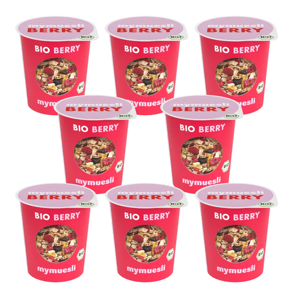 mymuesli-berry-portionsbecher-8er-pack image 1