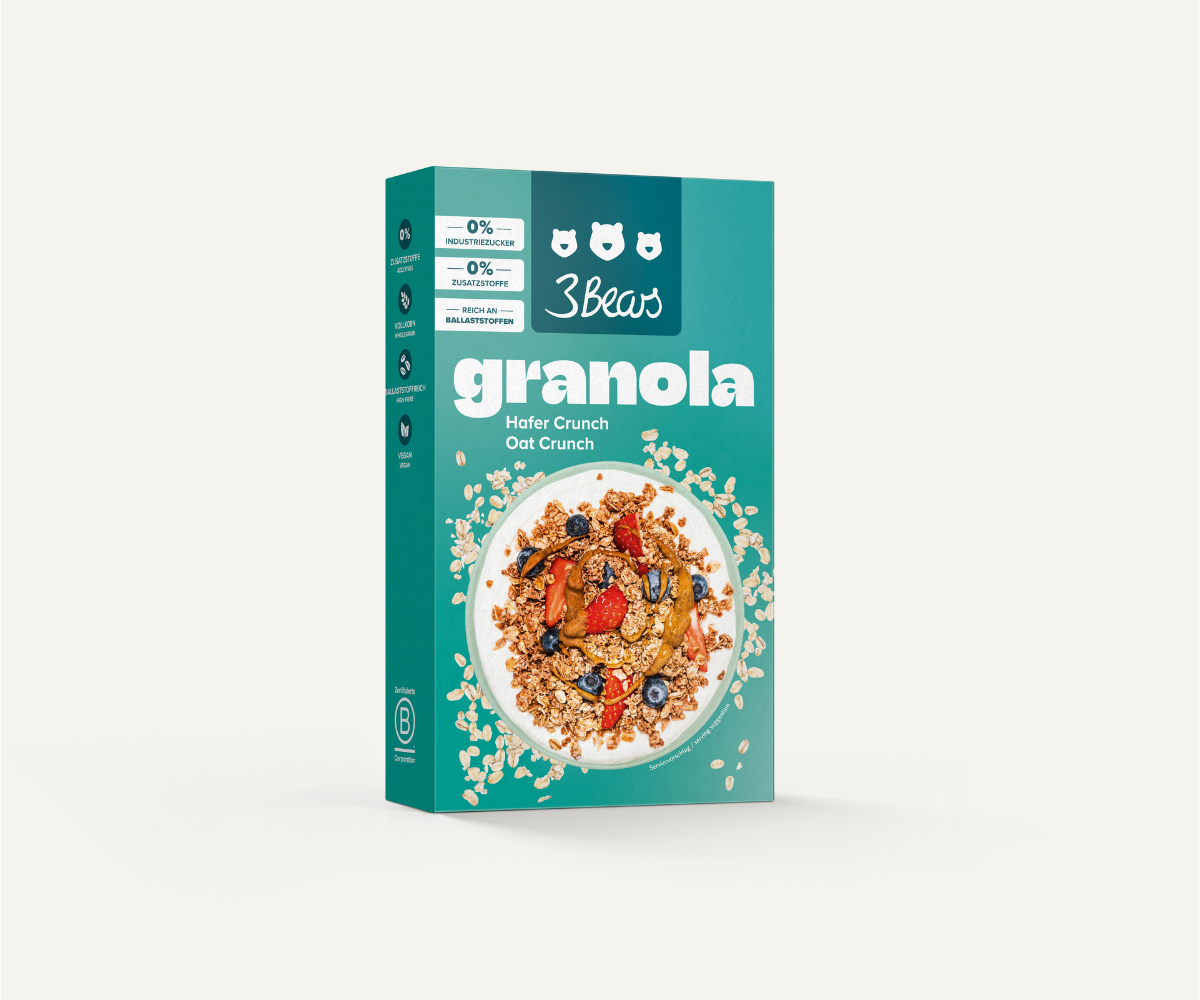 3bears-granola-hafer-crunch-vollkorn-granola-mit-quinoa-amaranth-und-zimt-kokos image 1