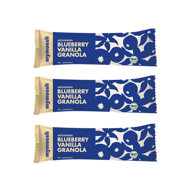 mymuesli-blueberry-vanilla-granola-m-sliriegel-35g image 1