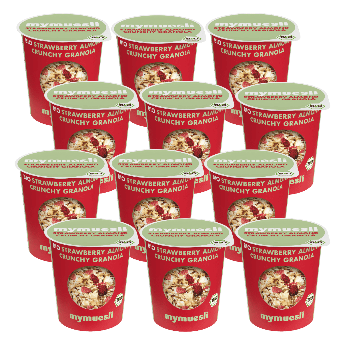 mymuesli-strawberry-almond-crunchy-granola-portionsbecher-12er-pack-3 image 1