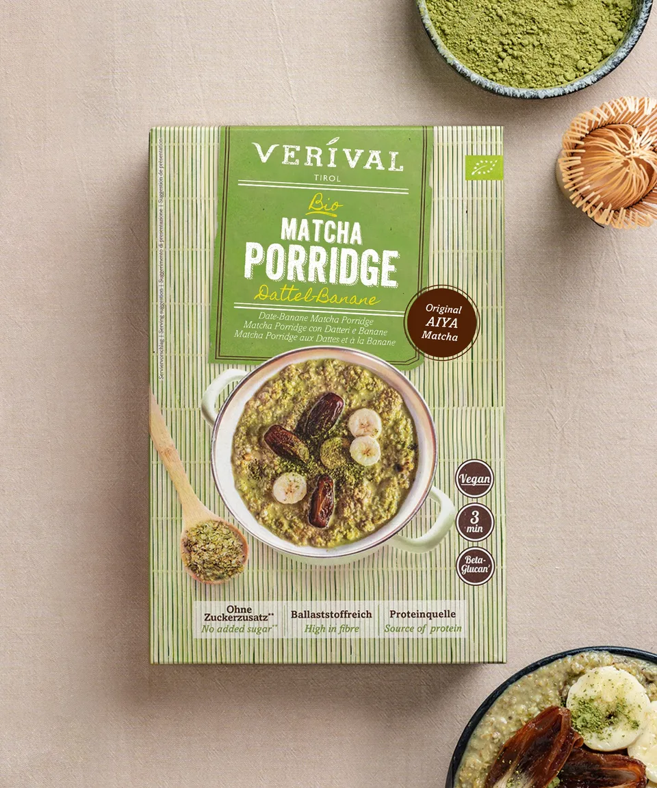 verival-bio-matcha-porridge-dattel-banane image 1