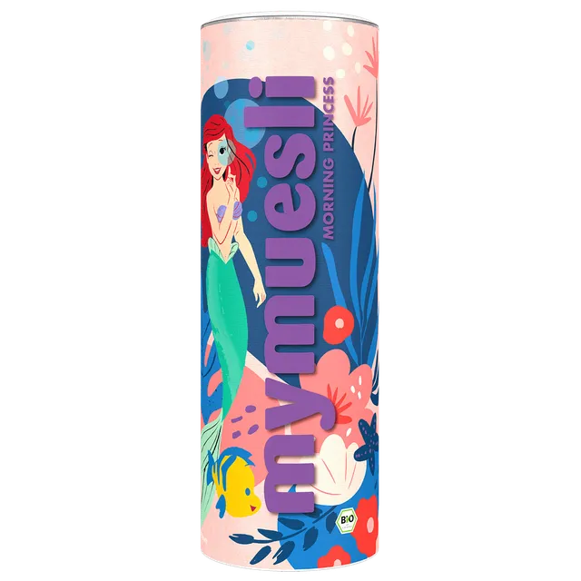 mymuesli-disney-morning-princess-m-sli-bio-m-sli-low-sugar-mit-banane-und-erdbee image 1