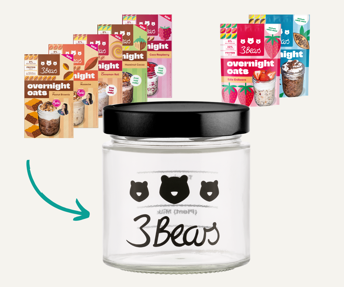 3bears-overnight-oats-meal-prep-set-klein-7-sorten-glas-nach-wahl image 3