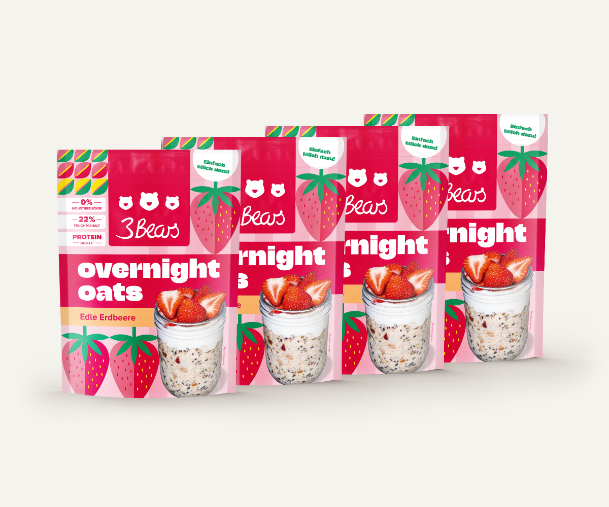 3bears-overnight-oats-edle-erdbeere-erdbeer-mischung image 2