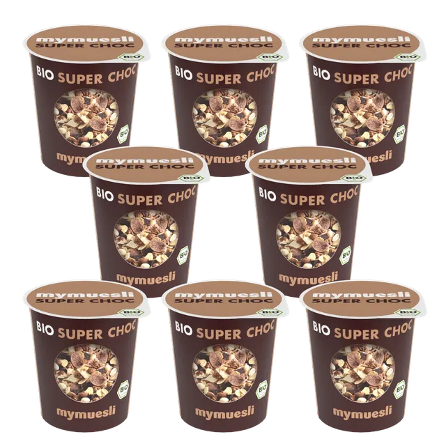 mymuesli-super-choc-portionsbecher-8er-pack-schoko-m-sli-8-portionen image 1