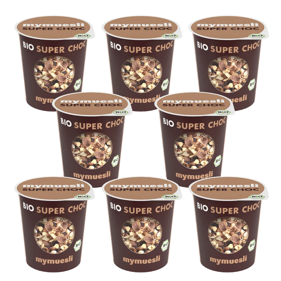 mymuesli-super-choc-portionsbecher-8er-pack-schoko-m-sli-8-portionen image 1