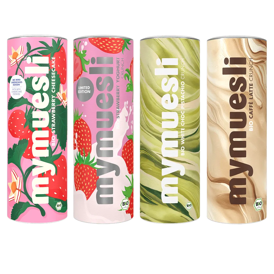mymuesli-forfait-gourmet-bio-m-sli-set-4x-575-g-cheesecake-yoghurt-pistazie-latt image 1