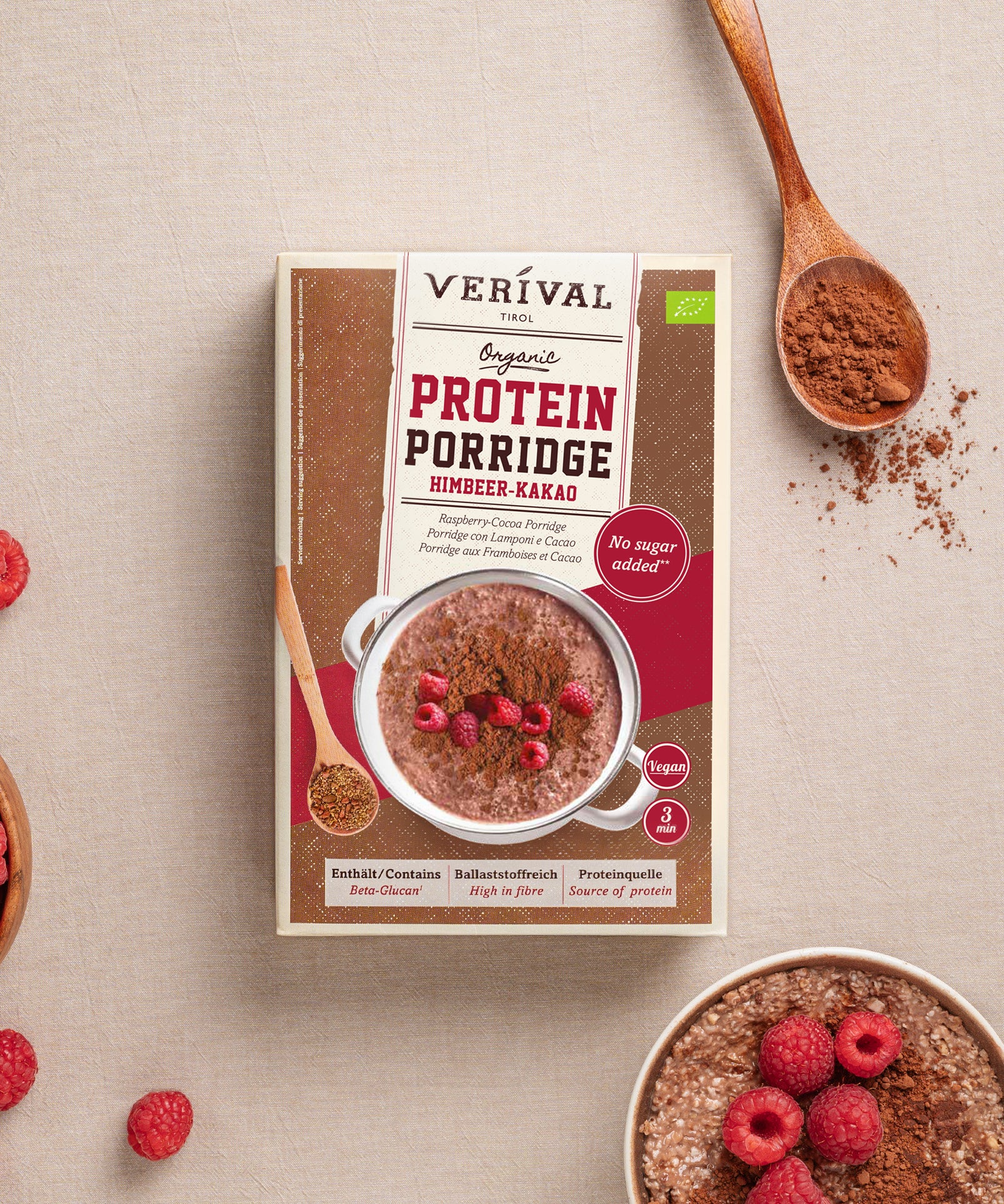 verival-bio-protein-porridge-himbeer-kakao-veganes-sport-porridge image 2