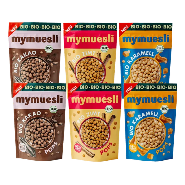 mymuesli-bio-cerealien-6er-paket-6x-275g-karamell-zimt-kakao-pops image 1