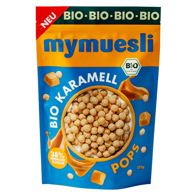mymuesli-caramel-pops-bio-cerealien-mit-karamell-geschmack image 1