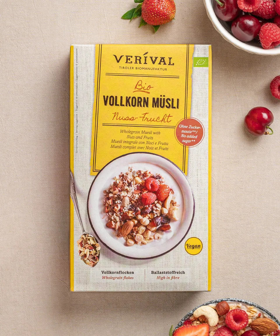 verival-bio-nuss-frucht-vollkorn-m-sli-m-sli-ohne-zuckerzusatz image 1