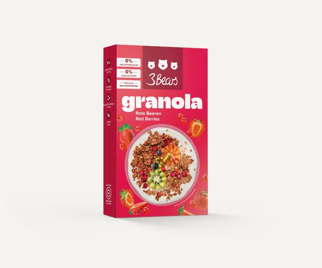 3bears-granola-red-berries-vollkorn-hafer-vegan image 1