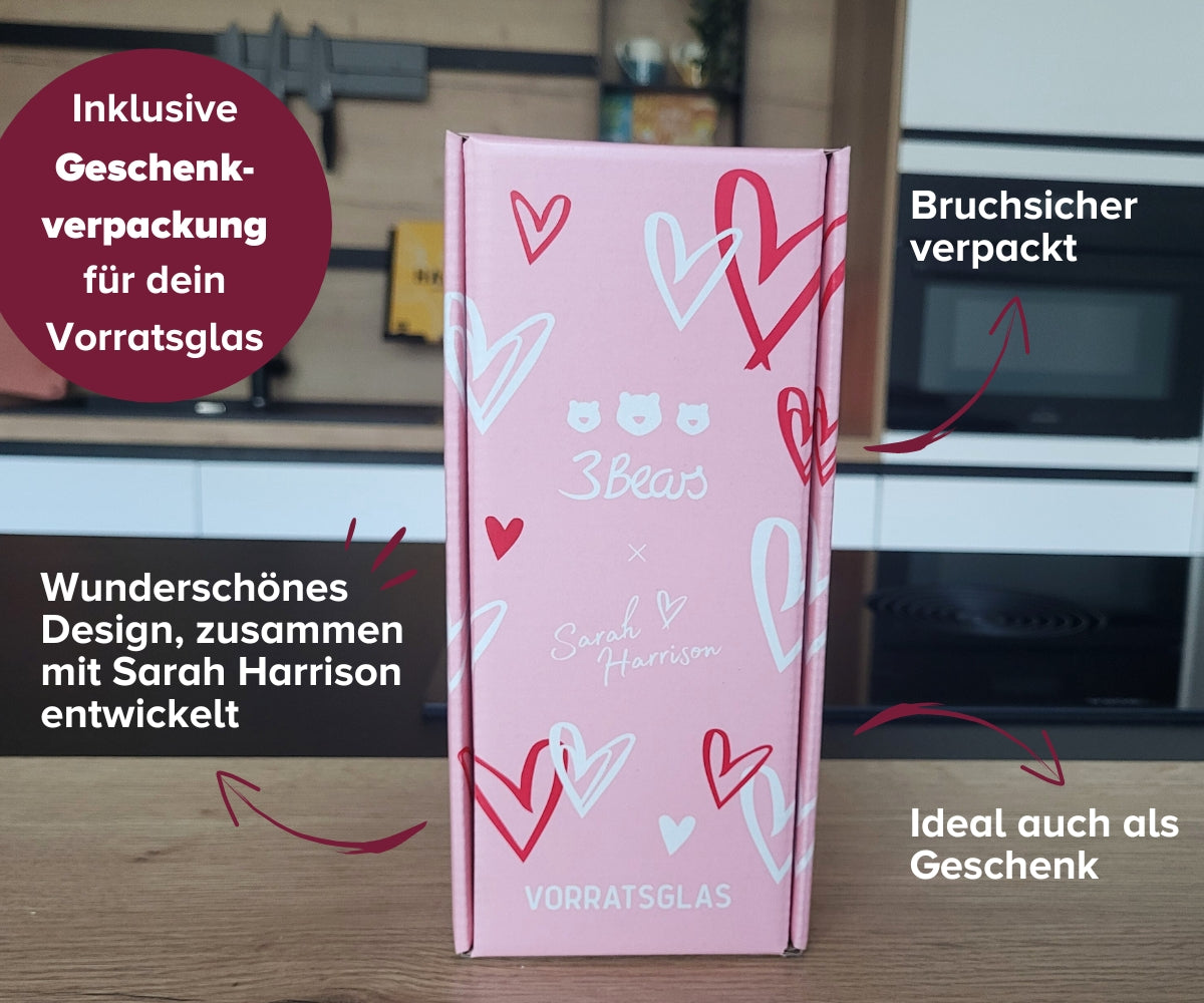 3bears-granola-lover-set-mit-glas-4-sorten-hafer-crunch-erdnuss-kakao-roasted-nu image 7
