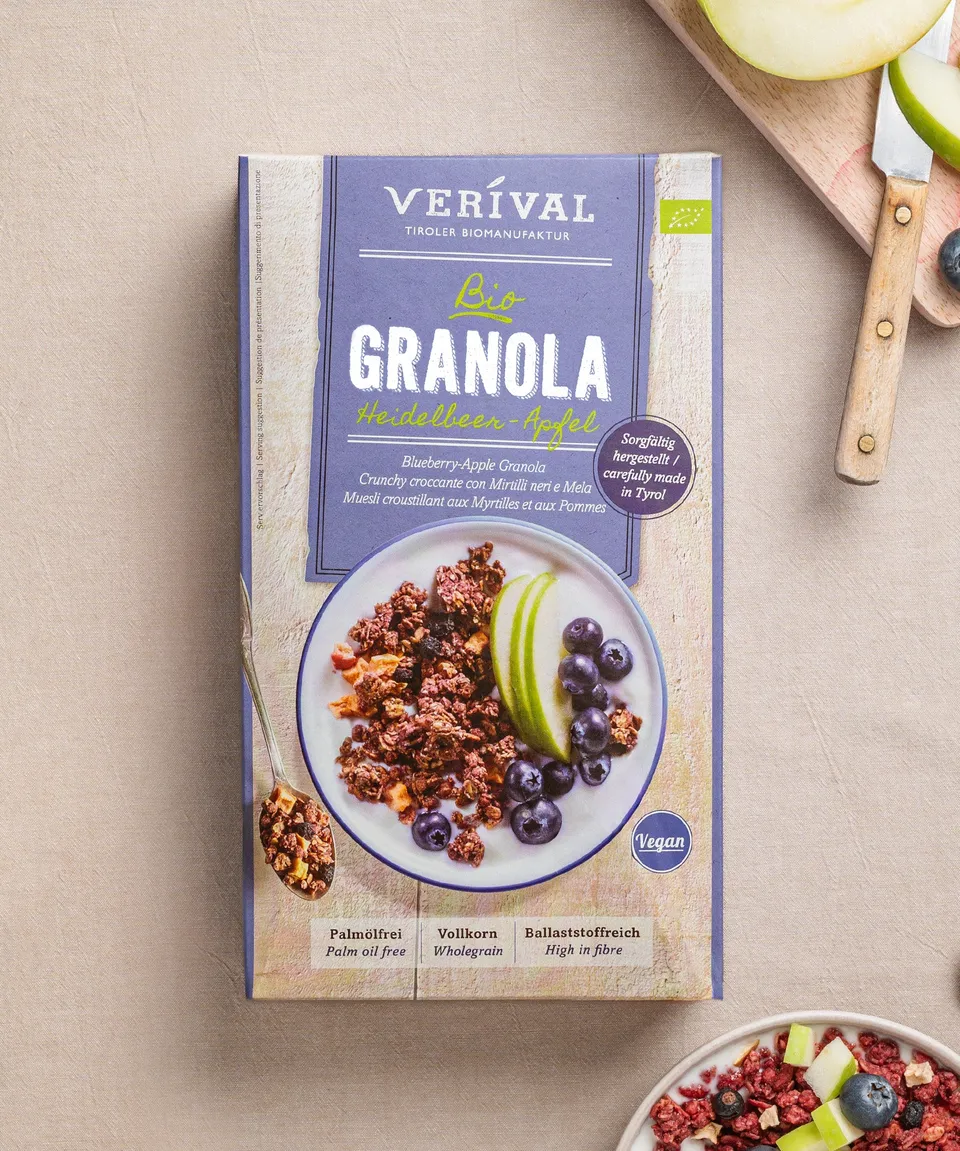 verival-bio-heidelbeer-apfel-granola-frucht-hafer-schale-crunchy image 1
