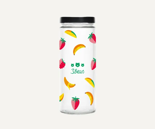 3bears-vorratsglas-fruity-edition-aufbewahrungsglas-f-r-granola-und-oats-ca-1062 image 1