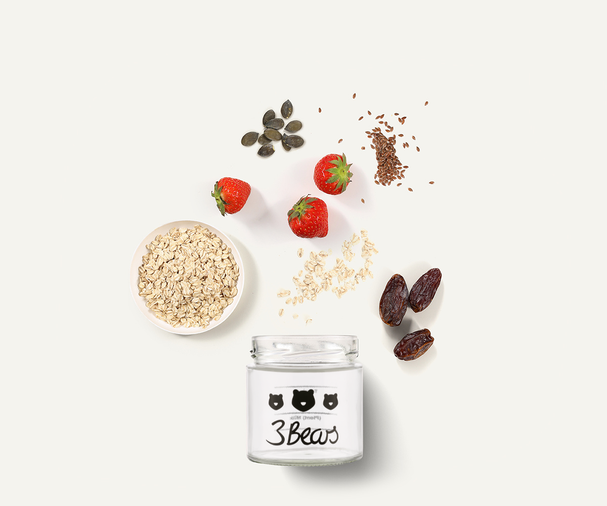3bears-overnight-oats-edle-erdbeere-erdbeer-mischung image 4