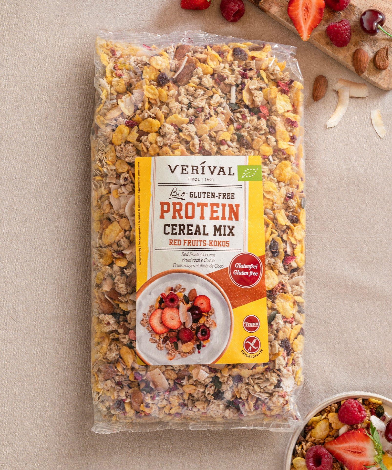 verival-bio-protein-cereal-mix-red-fruits-kokos-glutenfrei image 2