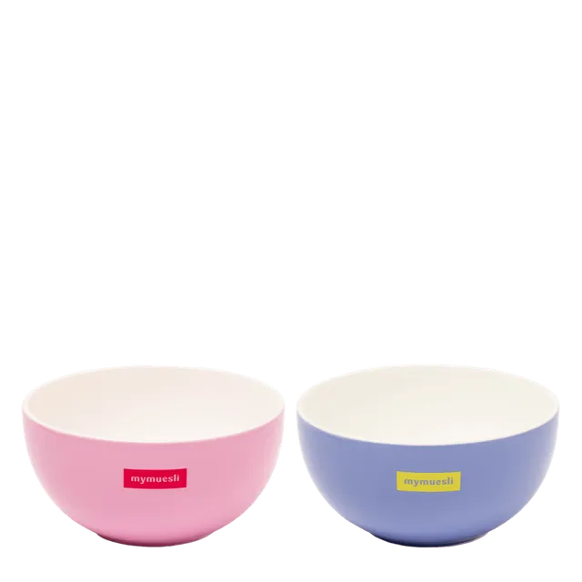 mymuesli-m-slischale-2er-paket-porzellan-hellblau-rosa image 1