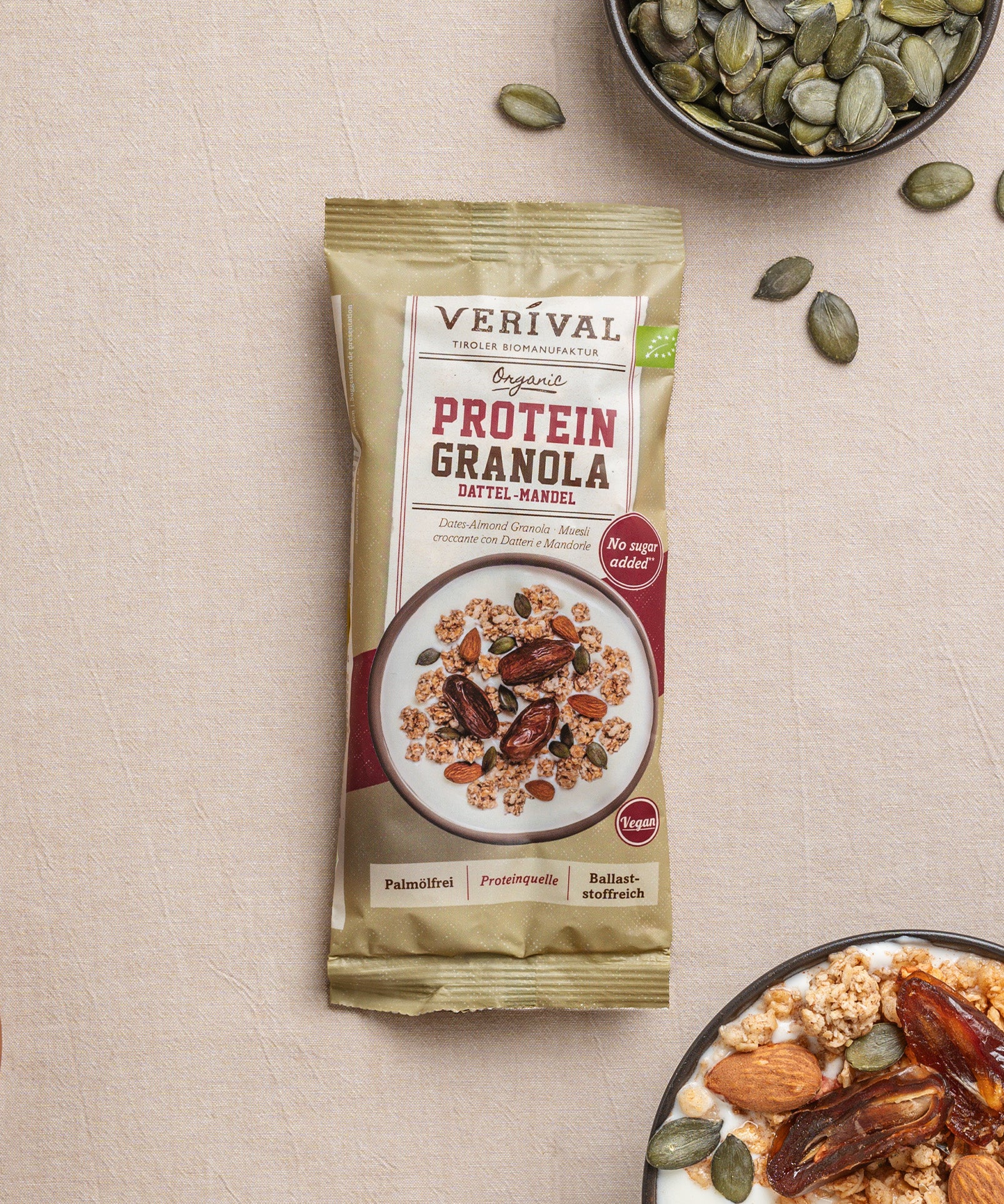 verival-bio-protein-granola-dattel-mandel-ohne-zuckerzusatz image 3