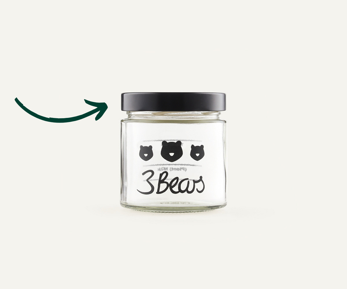 3bears-overnight-oats-glas-ersatzdeckel-schwarz-aus-blech-2 image 2
