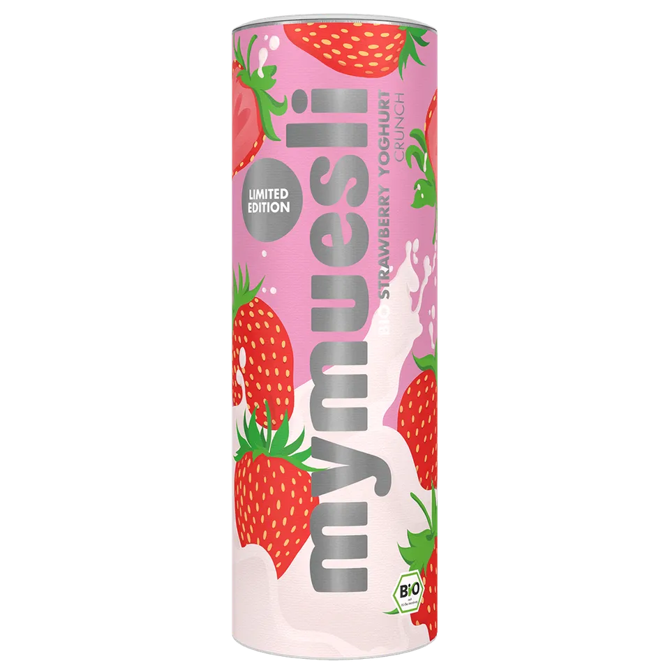 mymuesli-strawberry-yoghurt-crunch-bio-granola-erdbeere-joghurt image 1