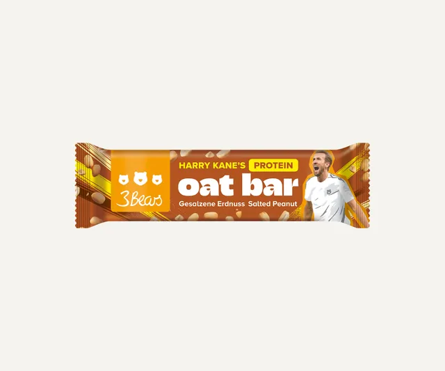 3bears-harry-kane-s-protein-oat-bar-salted-peanut-oat-bar image 1