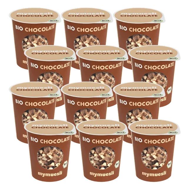 mymuesli-portionsbecher-chocolate-12er-pack-schoko-crunchy-m-sli image 1