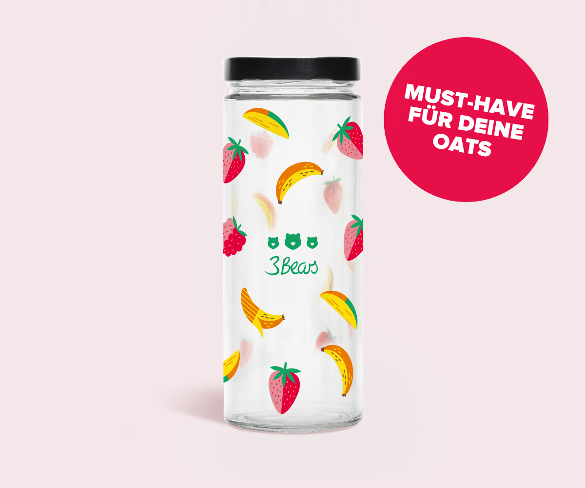 3bears-vorratsglas-fruity-edition-aufbewahrungsglas-f-r-granola-und-oats-ca-1062 image 2