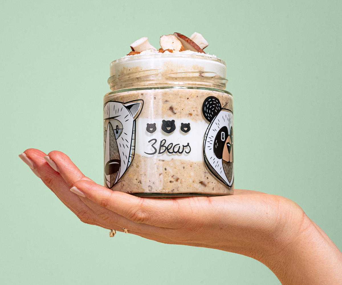 3bears-overnight-oats-coconut-bliss-400g-8-portionen image 3