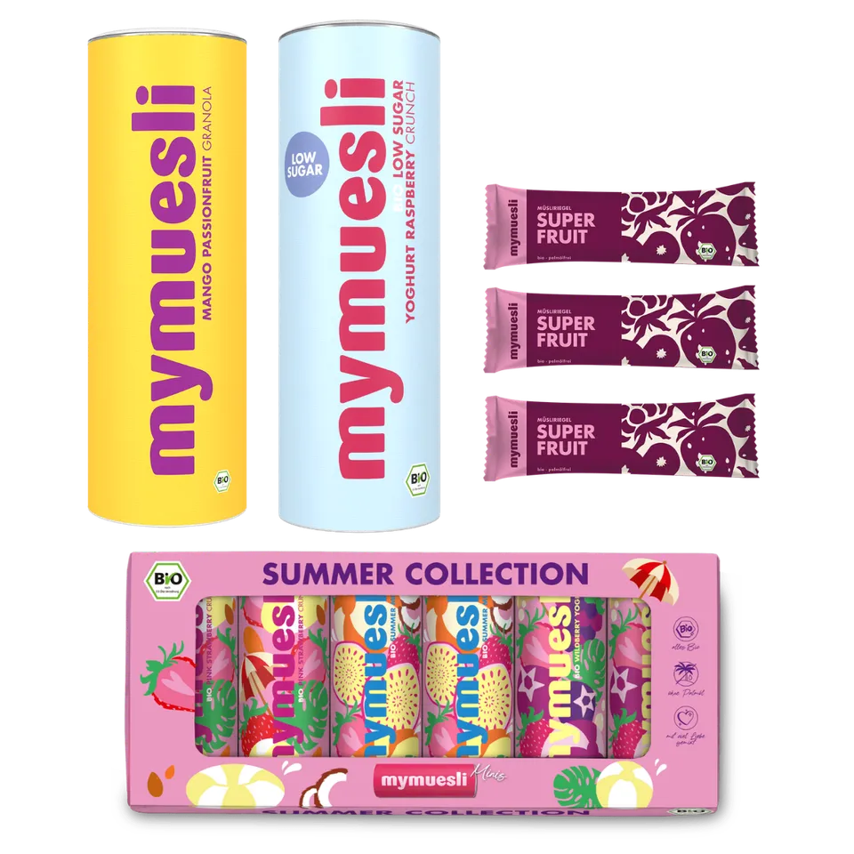mymuesli-summer-active-bundle-mango-passionfruit-raspberry-yoghurt-riegel image 1