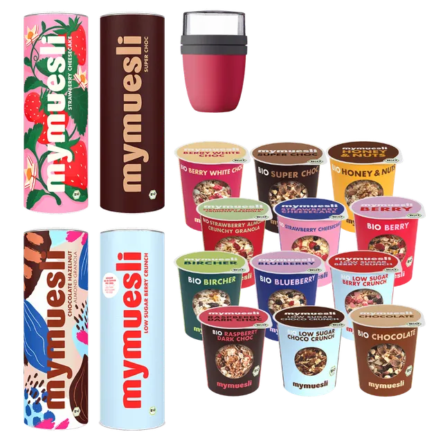 mymuesli-willkommenspaket-probierbundle-12er-portionsbecher-4x-575g-m-sli image 1