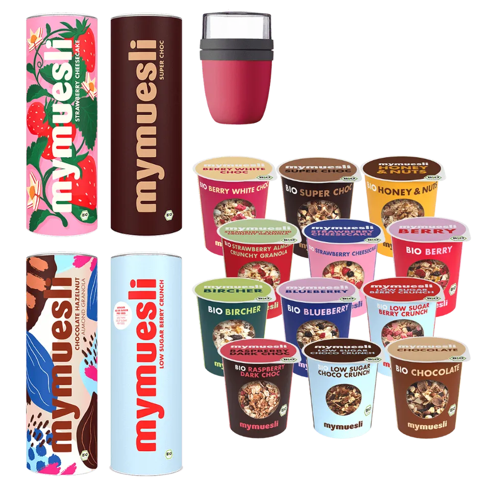 mymuesli-willkommenspaket-probierbundle-12er-portionsbecher-4x-575g-m-sli image 1