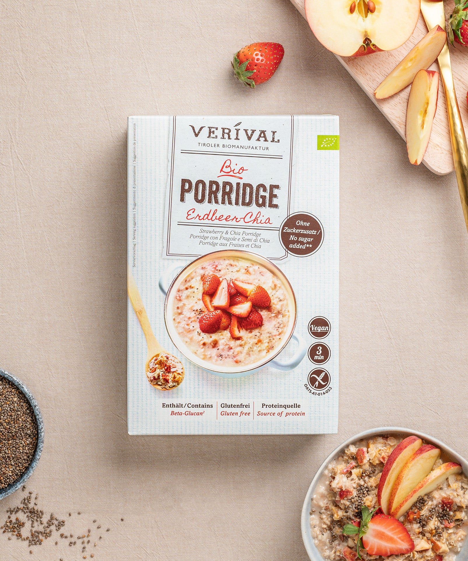 verival-bio-erdbeer-chia-porridge-porridge-ohne-zuckerzusatz image 2