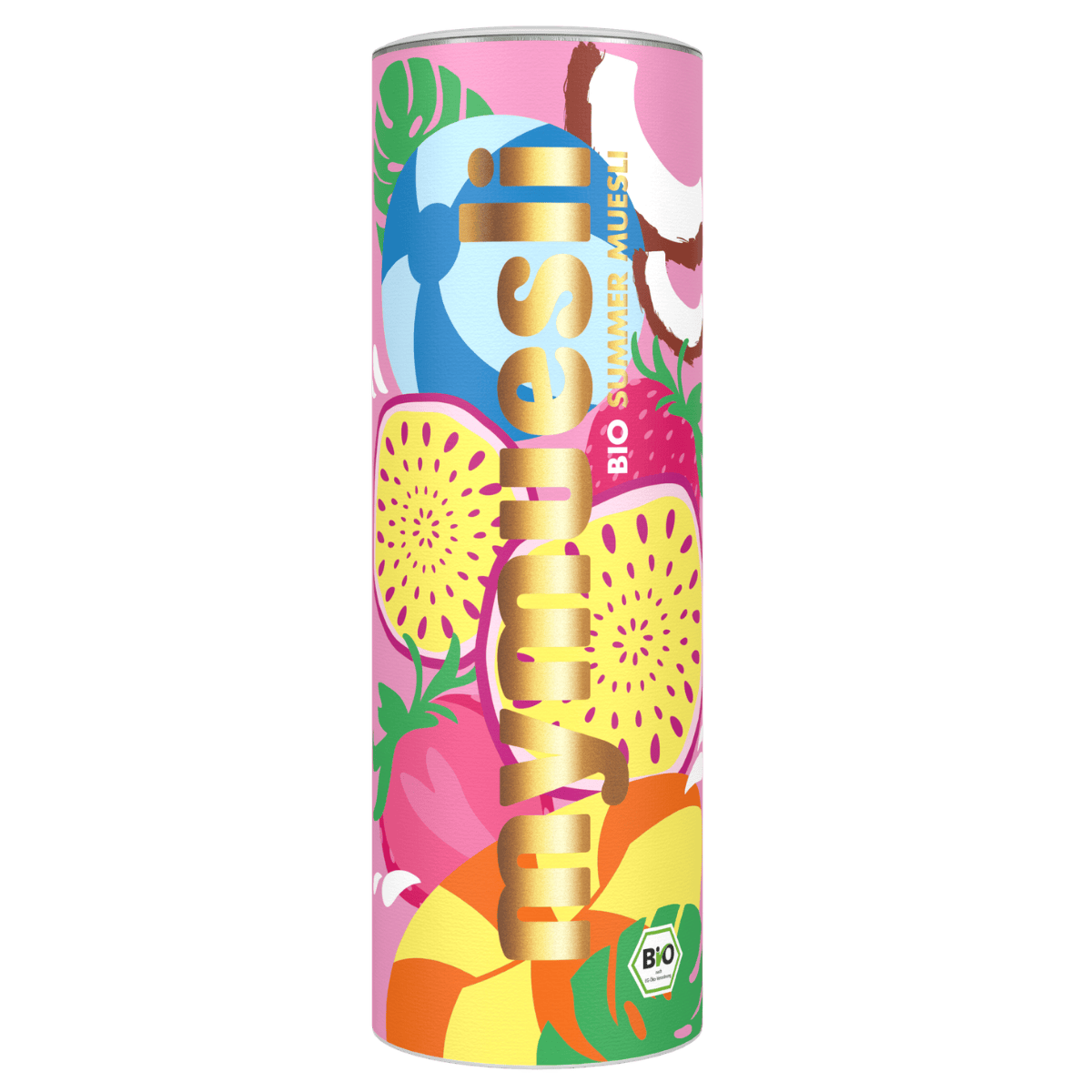 mymuesli-summer-m-sli-bio-fr-chte-m-sli-mit-kokos-und-apfel-maracuja-crunchy image 1