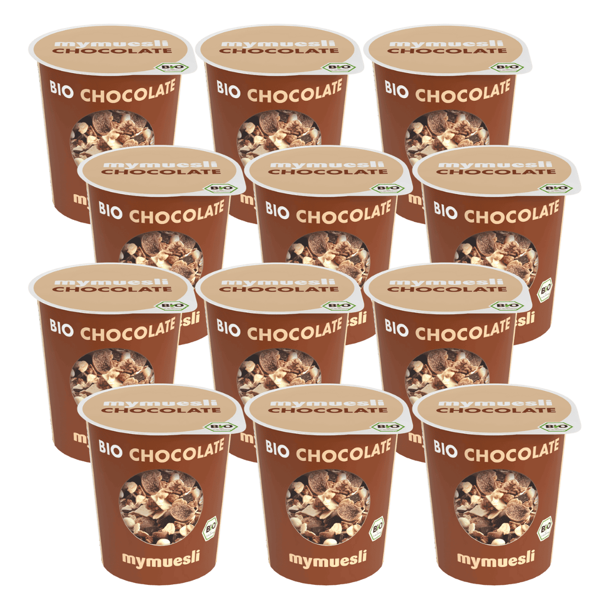 mymuesli-pot-individuel-chocolate-lot-de-12-becher-12x85g image 1