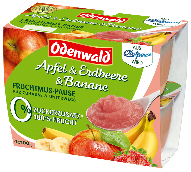 odenwald-fruchtmus-pause-apfel-erdbeere-banane-4x100g image 4