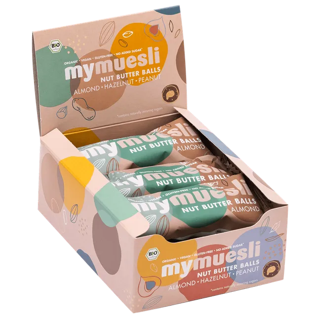 mymuesli-7x3-nut-butter-balls-mandel-bio-snack-7x-20-g image 1