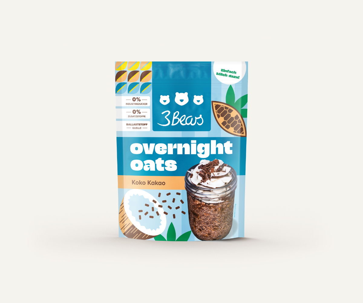 3bears-overnight-oats-koko-kakao-haferflocken-mit-kakao-dattel-und-kokos image 1