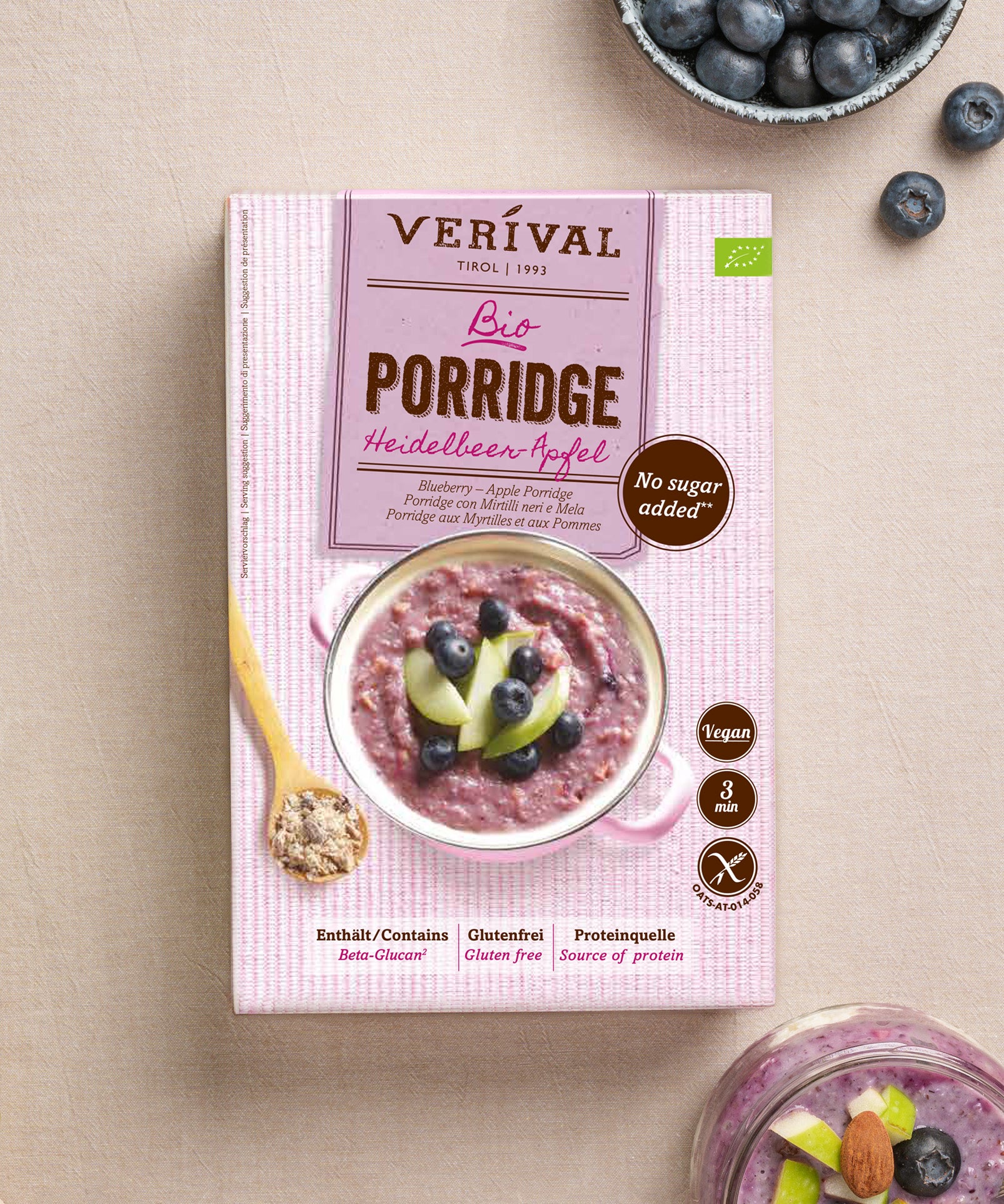 verival-bio-heidelbeer-apfel-porridge-fruchtiges-porridge-ohne-zuckerzusatz image 1