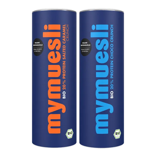 mymuesli-coffret-mueslis-20-prot-ines-choco-caramel-2x575g image 1