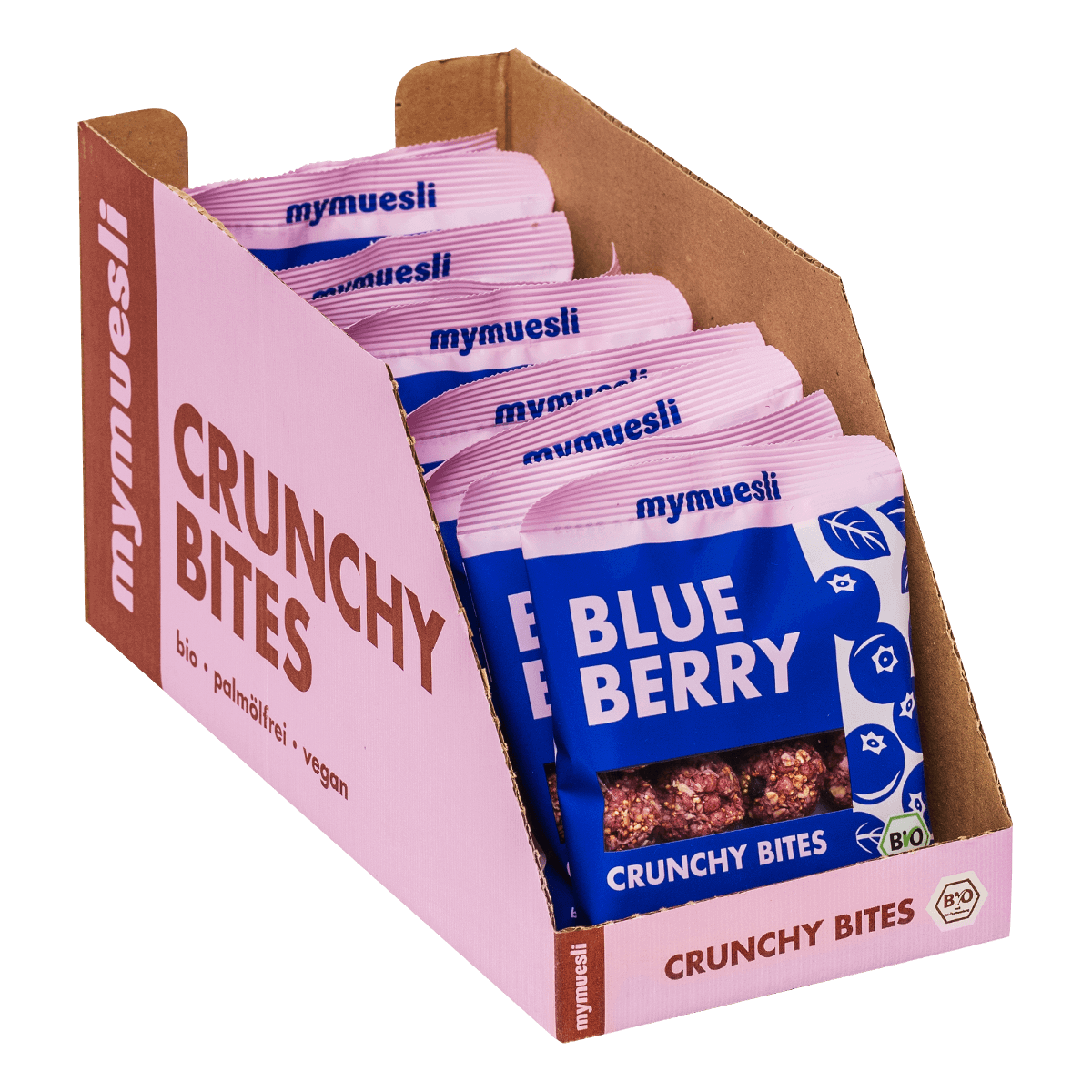 mymuesli-blueberry-crunchy-bites-10er-tray-bio-hafer-snack-mit-blaubeere-10-x-50 image 1