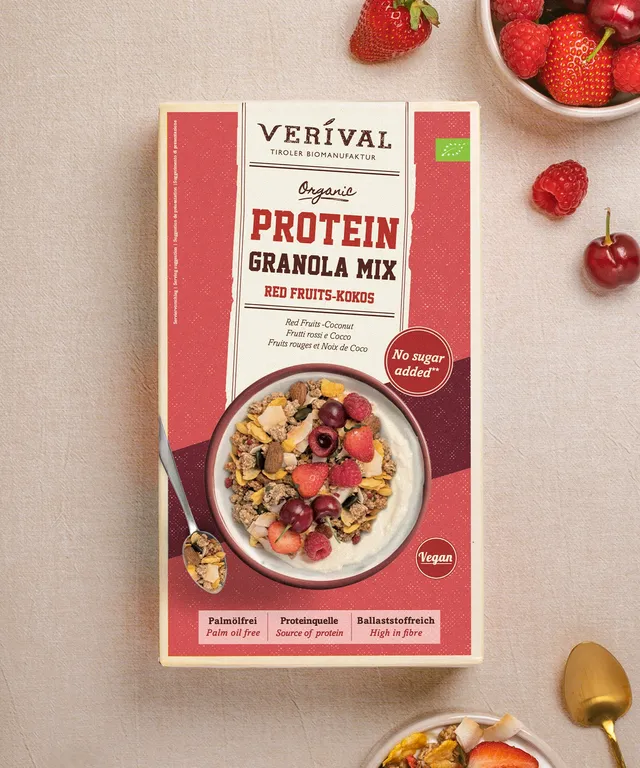 verival-bio-protein-granola-mix-red-fruits-kokos image 1
