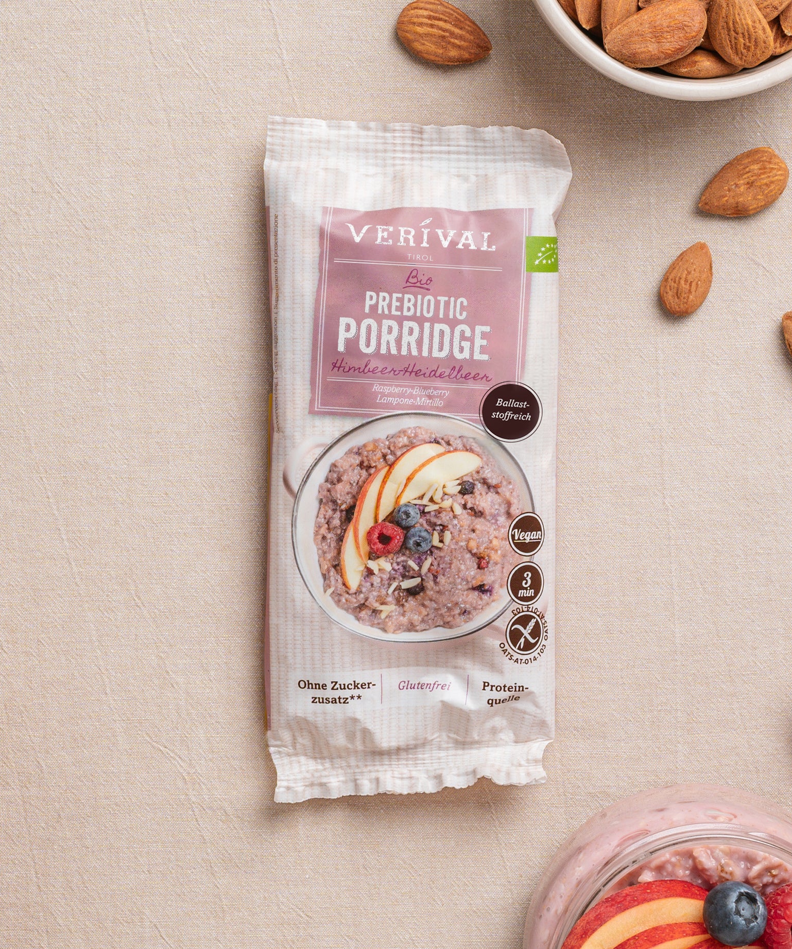 verival-bio-high-fibre-porridge-himbeer-heidelbeer-porridge-ohne-zuckerzusatz image 3