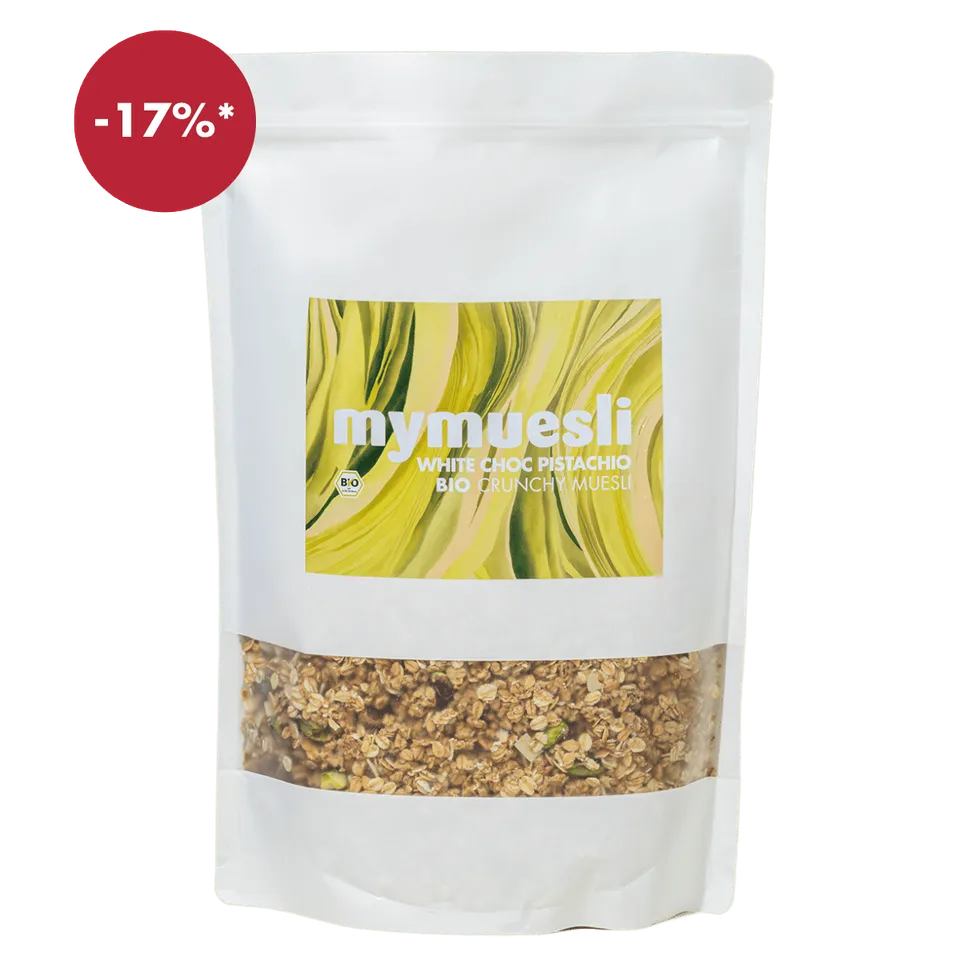 mymuesli-white-choc-pistachio-crunch-gro-packung-1-75-kg-bio-granola image 1